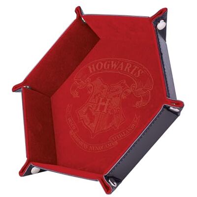 Rio Piste de dés Poudlard Rouge 19 x 19 cm Cuir et Velours Rio Piste de dés Poudlard Rouge 19 x 19 cm Cuir et Velours