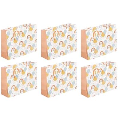 Eurowrap 30660-6Cpack Un lot de 6 Sacs Cadeaux Excellia- Format Shopping 37,3x11,8x27,5 cm 210g Motif : Arc-En-Ciel, Enfant, Naissance Idéal pour : Jeux De Société, Puzzles Eurowrap 30660-6Cpack Un lot de 6 Sacs Cadeaux Excellia- Format Shopping 37,3x11,8x27,5 cm 210g Motif : Arc-En-Ciel, Enfant, Naissance Idéal pour : Jeux De Société, Puzzles