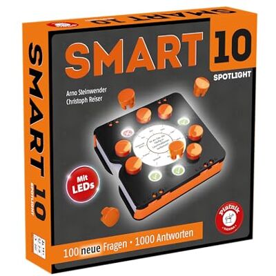 Piatnik Smart 10 Spotlight: Das Quizspiel jetzt mit beleuchteter Box Piatnik Smart 10 Spotlight: Das Quizspiel jetzt mit beleuchteter Box
