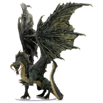 WizKids Donjons et Dragons Icônes des royaumes, Dragon noir adulte, Miniatures DnD WizKids Donjons et Dragons Icônes des royaumes, Dragon noir adulte, Miniatures DnD