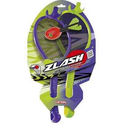 Lansay – ZLASH – Jeu de lancer et rattrapage enfant 6 ans+ – Raquettes avec missile siffleur – Jeu d’adresse en plein air – Activité sportive extérieure jardin, parc, plage – À deux joueurs Lansay – ZLASH – Jeu de lancer et rattrapage enfant 6 ans+ – Raquettes avec missile siffleur – Jeu d’adresse en plein air – Activité sportive extérieure jardin, parc, plage – À deux joueurs