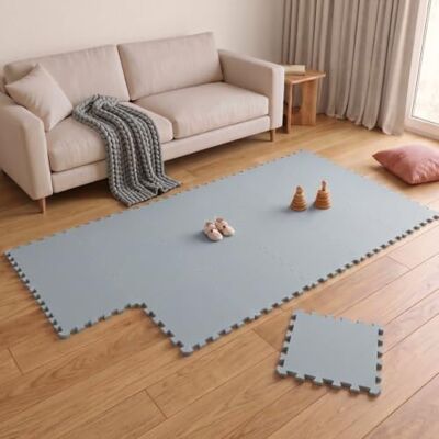 LittleTom Tapis de Jeux Puzzle pour bébé – 18 pièces de 30x30 cm – Tapis d’éveil 180x90 cm pour Enfants – Tapis de Sol de Protection pour Chambre d’Enfant LittleTom Tapis de Jeux Puzzle pour bébé – 18 pièces de 30x30 cm – Tapis d’éveil 180x90 cm pour Enfants – Tapis de Sol de Protection pour Chambre d’Enfant