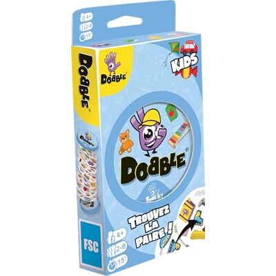 Dobble Asmodee KIDS Jeu de Cartes Pour Enfants dès 4 ans Jeu de Rapidité à Jouer en Famillle Jeu de Société Boite Métal pour Voyage 2 à 5 joueurs 10 Min En Français Zygomatic Dobble Asmodee KIDS Jeu de Cartes Pour Enfants dès 4 ans Jeu de Rapidité à Jouer en Famillle Jeu de Société Boite Métal pour Voyage 2 à 5 joueurs 10 Min En Français Zygomatic