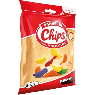Asmodee Paquet DE Chips Jeux de société Jeu d’Ambiance et de Paris Adultes et Enfants dès 8 Ans 2 à 5 Joueurs 15 Min Version française Asmodee Paquet DE Chips Jeux de société Jeu d’Ambiance et de Paris Adultes et Enfants dès 8 Ans 2 à 5 Joueurs 15 Min Version française