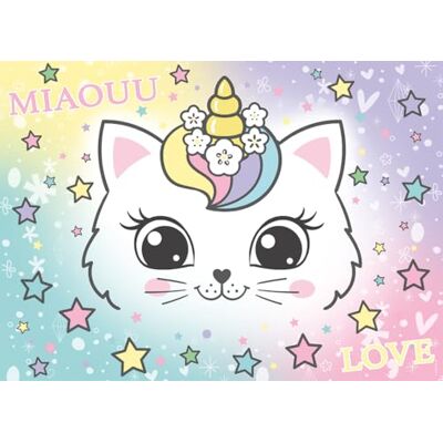 Ravensburger Nathan Puzzle Enfants 100 pièces Chaton Arc-en-Ciel Fille ou garçon dès 6 Ans Puzzle de qualité supérieure Carton épais et résistant 12004295 Ravensburger Nathan Puzzle Enfants 100 pièces Chaton Arc-en-Ciel Fille ou garçon dès 6 Ans Puzzle de qualité supérieure Carton épais et résistant 12004295