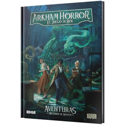 Asmodee Arkham Horror RPG Aventures Mystères d'Arkham Supplément de rôle, à partir de 14 ans, de 1 à 6 joueurs, 45-360 minutes par partie, espagnol Asmodee Arkham Horror RPG Aventures Mystères d'Arkham Supplément de rôle, à partir de 14 ans, de 1 à 6 joueurs, 45-360 minutes par partie, espagnol