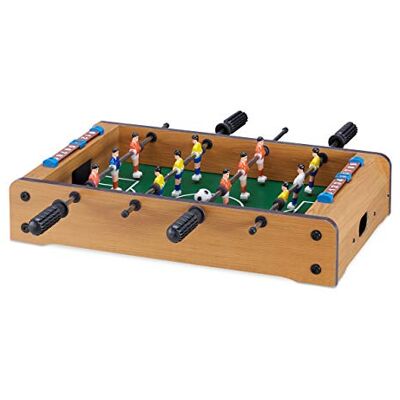 Relaxdays Jeu de football de table, enfants, adultes, EN BOIS Look, durable, Babyfoot, H x L x P : 11 x 51 x 50 cm, Green-brown Relaxdays Jeu de football de table, enfants, adultes, EN BOIS Look, durable, Babyfoot, H x L x P : 11 x 51 x 50 cm, Green-brown