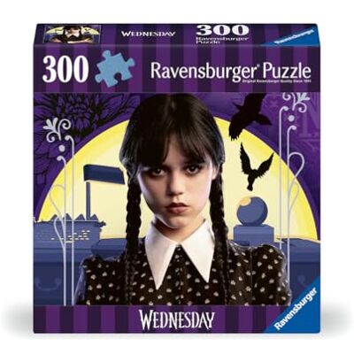 Ravensburger Puzzle 300 pièces Mercredi Adultes et enfants dès 8 ans Puzzle de qualité supérieure Encastrement parfait Tim Burton 17575 Ravensburger Puzzle 300 pièces Mercredi Adultes et enfants dès 8 ans Puzzle de qualité supérieure Encastrement parfait Tim Burton 17575