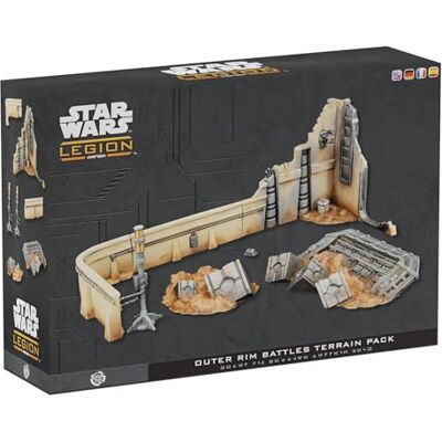 Asmodee ATOMIC MASS GAMES, Star Wars : Legion – Outer Rim Battles (bataille dans la jante extérieure), extension de jeu de terrain, 2 joueurs, à partir de 14 ans, 120 à 180 minutes, allemand, multilingue Asmodee ATOMIC MASS GAMES, Star Wars : Legion – Outer Rim Battles (bataille dans la jante extérieure), extension de jeu de terrain, 2 joueurs, à partir de 14 ans, 120 à 180 minutes, allemand, multilingue