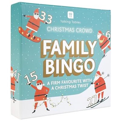 Talking Tables Bingo de Noël Santa - Jeu Talking Tables Bingo de Noël Santa - Jeu