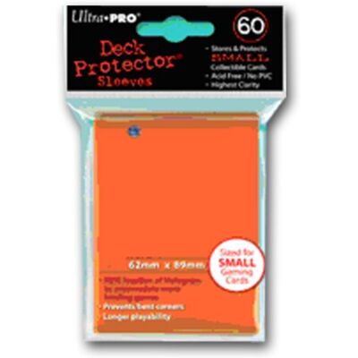 Ultra Pro 330522 Jeu De Cartes Housse De Protection Petit Orange 60 Pièces D10 Ultra Pro 330522 Jeu De Cartes Housse De Protection Petit Orange 60 Pièces D10