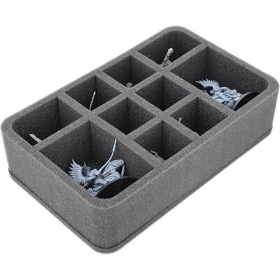 Feldherr Plateau Mousse Compatible Warcrow 10 Compartiments Stockez et transportez en toute sécurité jusqu'à 10 modèles pour Warcrow HS070A068 Feldherr Plateau Mousse Compatible Warcrow 10 Compartiments Stockez et transportez en toute sécurité jusqu'à 10 modèles pour Warcrow HS070A068