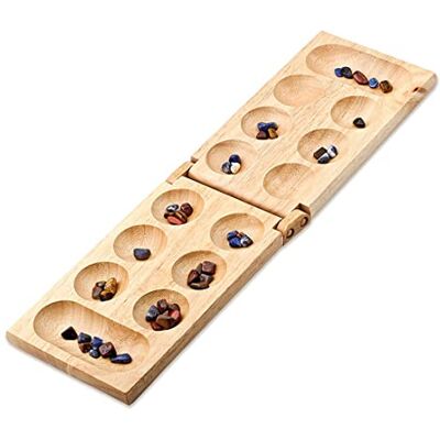 Cayro Mancala Jeu d'observation et de logique Jeu de société Développement des aptitudes cognitives et des intelligences Multiples Jeu Traditionnel (620) Cayro Mancala Jeu d'observation et de logique Jeu de société Développement des aptitudes cognitives et des intelligences Multiples Jeu Traditionnel (620)