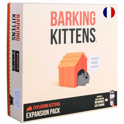 Asmodee Exploding Kittens Exploding Kittens Ext. Barking Kittens FR 7+ 2-5 JOUEUR 15 MIN Asmodee Exploding Kittens Exploding Kittens Ext. Barking Kittens FR 7+ 2-5 JOUEUR 15 MIN