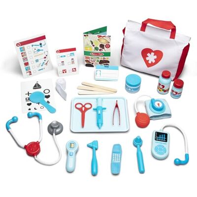 Melissa & Doug Kit de jeu de médecin de bonne rétablissement Melissa & Doug Kit de jeu de médecin de bonne rétablissement