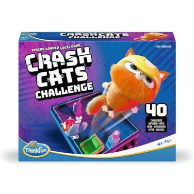 ThinkFun 76650 Crash Cats Challenge Le jeu de logique féline bourré d'action pour les enfants de 8 ans et plus ! ThinkFun 76650 Crash Cats Challenge Le jeu de logique féline bourré d'action pour les enfants de 8 ans et plus !