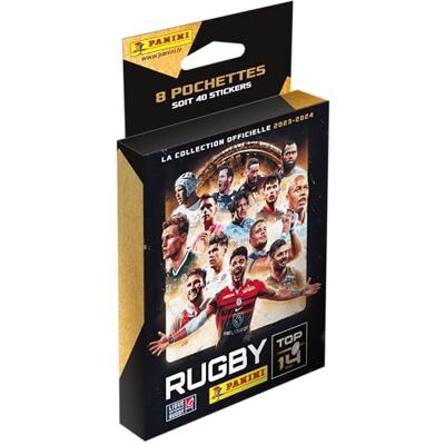 Panini RUGBY TOP 14 2023-2024 Blister 8 pochettes Panini RUGBY TOP 14 2023-2024 Blister 8 pochettes