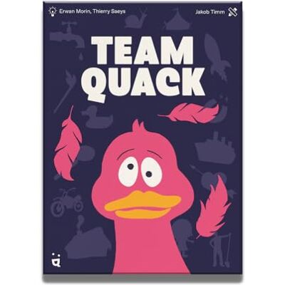 Helvetiq Team Quack jeu d'ambiance (Multilingual Version) Le jeu qui va vous en boucher un coincoin ! Helvetiq Team Quack jeu d'ambiance (Multilingual Version) Le jeu qui va vous en boucher un coincoin !