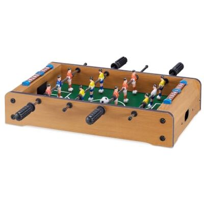 Relaxdays Jeu de football de table, enfants, adultes, EN BOIS Look, durable, Babyfoot, H x L x P : 11 x 51 x 50 cm, Green-brown Relaxdays Jeu de football de table, enfants, adultes, EN BOIS Look, durable, Babyfoot, H x L x P : 11 x 51 x 50 cm, Green-brown