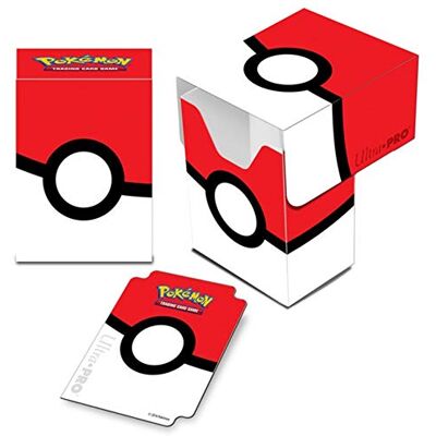 Ultra Pro Pokémon 14574 boîte de rangement pour jeux de cartes, décor Pokéball Ultra Pro Pokémon 14574 boîte de rangement pour jeux de cartes, décor Pokéball