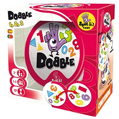Asmodee Dobble – Formes et nombres ( DOBCF01ES) Version Espagnole Asmodee Dobble – Formes et nombres ( DOBCF01ES) Version Espagnole