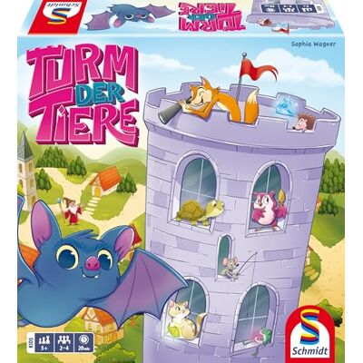 SCHMIDT Turm der Tiere: Kinderspiel SCHMIDT Turm der Tiere: Kinderspiel