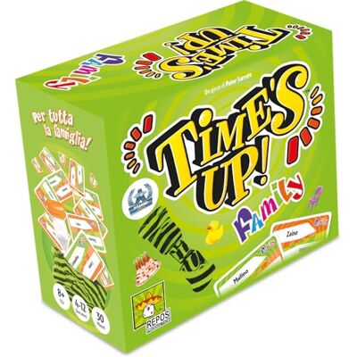 Asmodee Time's Up Family, Jeu de société version Soft Box, 4-12 joueurs, 8+ ans, édition en italien Asmodee Time's Up Family, Jeu de société version Soft Box, 4-12 joueurs, 8+ ans, édition en italien