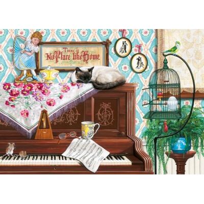 Rio Puzzle Piano Cat de 1000 pièces pour Adultes Pièces Uniques et Parfaitement ajustées Imagerie Amusante et vibrante Exclusivité Amazon Rio Puzzle Piano Cat de 1000 pièces pour Adultes Pièces Uniques et Parfaitement ajustées Imagerie Amusante et vibrante Exclusivité Amazon