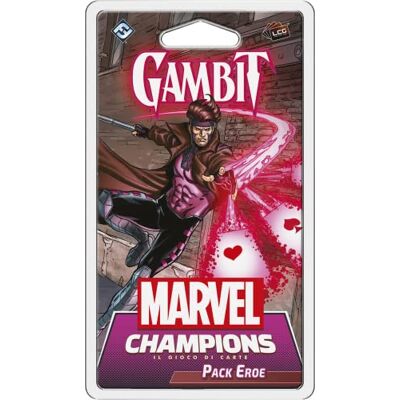 Asmodee Marvel Champions Le Jeu de Cartes: Gambit Expansion, Pack Héros, Edition en Italien Asmodee Marvel Champions Le Jeu de Cartes: Gambit Expansion, Pack Héros, Edition en Italien