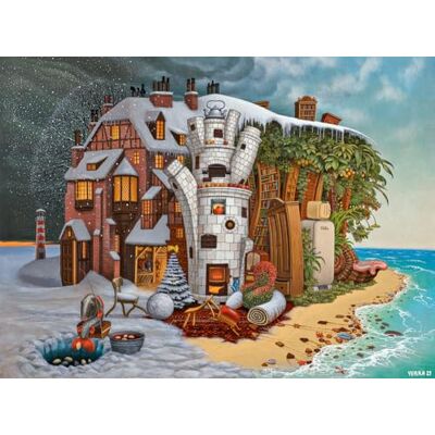 Castorland Puzzle Noël Art Collection Christmas Eve Madeira 2000 Teile Castorland Puzzle Noël Art Collection Christmas Eve Madeira 2000 Teile