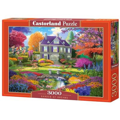 Castorland Puzzle 3000 pièces : Le Jardin des rêves Castorland Puzzle 3000 pièces : Le Jardin des rêves