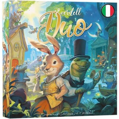 Asmodee Everdell Duo Version pour 2 Joueurs du Célèbre Everdell, Jeu de Stratégie et Construction Ville, 2 Joueurs, 10+ Années, 30-60 Minutes, Edition en Italien Asmodee Everdell Duo Version pour 2 Joueurs du Célèbre Everdell, Jeu de Stratégie et Construction Ville, 2 Joueurs, 10+ Années, 30-60 Minutes, Edition en Italien