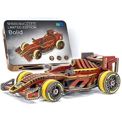 WOODEN.CITY Bolid Limited Edition Kit de Construction en Bois Jeu de Modèles Mécaniques 3D Puzzle pour Adultes et Enfants pour Construire des Modèles de Voitures en Bois Cadeau d'anniversaire WOODEN.CITY Bolid Limited Edition Kit de Construction en Bois Jeu de Modèles Mécaniques 3D Puzzle pour Adultes et Enfants pour Construire des Modèles de Voitures en Bois Cadeau d'anniversaire
