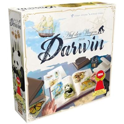 Asmodee Auf den Wegen von Darwin: Auf der Nominierungsliste zu Spiel des Jahres 2024 Asmodee Auf den Wegen von Darwin: Auf der Nominierungsliste zu Spiel des Jahres 2024