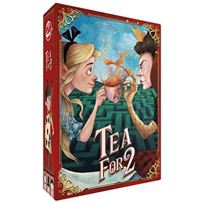 Asmodee Space Cowboys Tea For 2 Jeu de Bataille pour Enfants dès 10 Ans Jeu autour Univers D'Alice Au Pays Des Merveilles Jeu de Cartes pour 2 Joueurs 10 Minutes Version Française Asmodee Space Cowboys Tea For 2 Jeu de Bataille pour Enfants dès 10 Ans Jeu autour Univers D'Alice Au Pays Des Merveilles Jeu de Cartes pour 2 Joueurs 10 Minutes Version Française