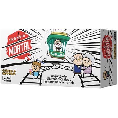 Asmodee Skybound Games Tramway Mortal Un jeu de dilemmes moraux et homicides (LDGTBT01ES) Asmodee Skybound Games Tramway Mortal Un jeu de dilemmes moraux et homicides (LDGTBT01ES)