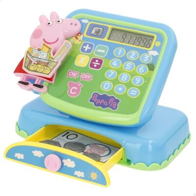 COLORBABY Peppa Pig 39162 Caisse enregistreuse jouet, accessoires inclus, billets, pièces de monnaie et cartes de jouet, jeux de rôle, jouets didactiques, apprentissage et divertissement +3 ans COLORBABY Peppa Pig 39162 Caisse enregistreuse jouet, accessoires inclus, billets, pièces de monnaie et cartes de jouet, jeux de rôle, jouets didactiques, apprentissage et divertissement +3 ans