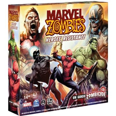 Asmodee Marvel Zombies : Heroes Resistance Jeu de société Zombicide, 1 à 4 joueurs, 14 ans et édition en italien Asmodee Marvel Zombies : Heroes Resistance Jeu de société Zombicide, 1 à 4 joueurs, 14 ans et édition en italien
