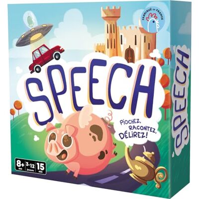 Asmodee Cocktail Games Speech Jeux de société Jeux de Cartes Jeux Famille Jeux Enfant à partir de 8 Ans 3 à 12 Joueurs Version française Asmodee Cocktail Games Speech Jeux de société Jeux de Cartes Jeux Famille Jeux Enfant à partir de 8 Ans 3 à 12 Joueurs Version française