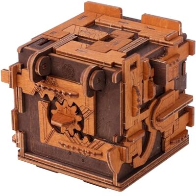 WOODEN.CITY Boîte de puzzle Escape Room Puzzle d'évasion Cluebox Casse-tête pour adultes Boîtes de puzzle avec compartiments cachés Boîte de puzzle steampunk WOODEN.CITY Boîte de puzzle Escape Room Puzzle d'évasion Cluebox Casse-tête pour adultes Boîtes de puzzle avec compartiments cachés Boîte de puzzle steampunk