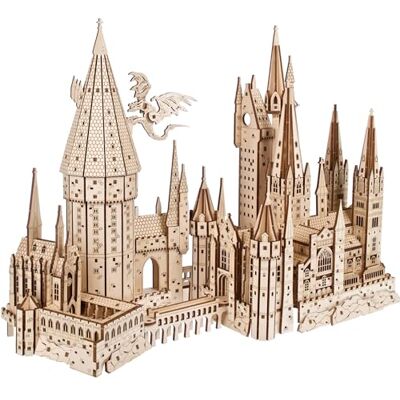 UGEARS Château de Poudlard Harry Potter – Maquette 3D en bois à construire – Kit de loisirs pour hommes – Jeu de casse-tête bois moyen UGEARS Château de Poudlard Harry Potter – Maquette 3D en bois à construire – Kit de loisirs pour hommes – Jeu de casse-tête bois moyen
