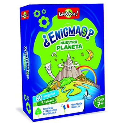 Bioviva Kidiquiz Riddles 200769 Jeu de Cartes The Mystery of Our Planet (français Non Garanti) Multicolore Bioviva Kidiquiz Riddles 200769 Jeu de Cartes The Mystery of Our Planet (français Non Garanti) Multicolore