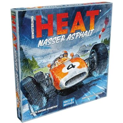 Days of Wonder Heat - Asphalte Humide - Pistes et Améliorations - Jeu de Société Days of Wonder Heat - Asphalte Humide - Pistes et Améliorations - Jeu de Société