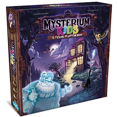 Asmodee Mysterium Kids: Le Trésor du Capitaine Buu Jeu de table, 2-6 joueurs, 6+ Ans, Edition en Italien Asmodee Mysterium Kids: Le Trésor du Capitaine Buu Jeu de table, 2-6 joueurs, 6+ Ans, Edition en Italien