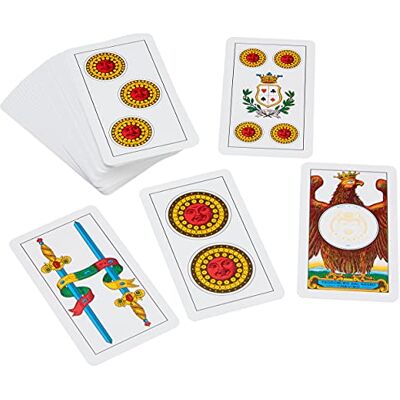 Dal Negro Jeu de Cartes regionale Piacentine 40 Cartes 100% Plastique 015003 Multicolore Dal Negro Jeu de Cartes regionale Piacentine 40 Cartes 100% Plastique 015003 Multicolore