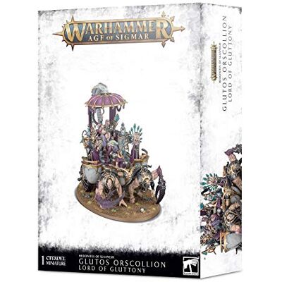 Games Workshop Warhammer AoS Hedonites of Slaanesh Glutos Orscollion, Seigneur de Gluttony Noir 99120201105 Games Workshop Warhammer AoS Hedonites of Slaanesh Glutos Orscollion, Seigneur de Gluttony Noir 99120201105
