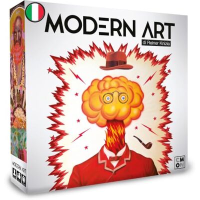 Asmodee Modern Art, Jeu de Table, 3-5 Joueurs, 14+ Ans, Edition en Italien Asmodee Modern Art, Jeu de Table, 3-5 Joueurs, 14+ Ans, Edition en Italien