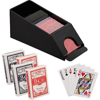 Relaxdays Porte-cartes en plastique Noir 10 x 10 x 25 cm Relaxdays Porte-cartes en plastique Noir 10 x 10 x 25 cm