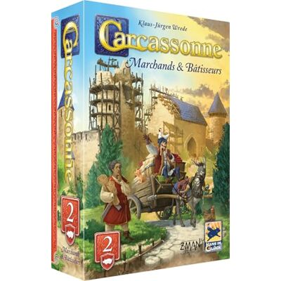 Asmodee Carcassonne - Marchands et Bâtisseurs - Jeu de société Asmodee Carcassonne - Marchands et Bâtisseurs - Jeu de société