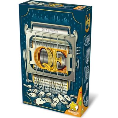 Asmodee Strohmann Games, Q.E., jeu familial, jeu de stratégie, 3 à 5 joueurs, à partir de 10 ans, 30 minutes, allemand Asmodee Strohmann Games, Q.E., jeu familial, jeu de stratégie, 3 à 5 joueurs, à partir de 10 ans, 30 minutes, allemand